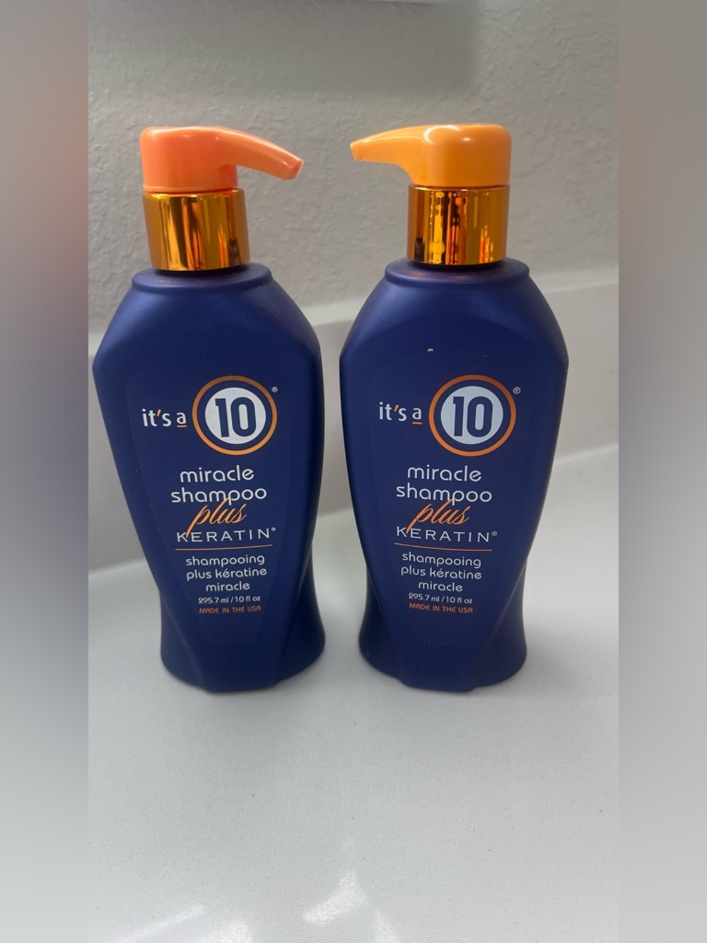 It’s a 10 Miracle Shampoo Plus Keratin 10 oz Set of 2 New